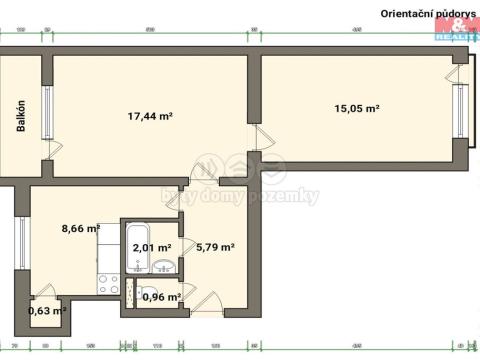 Prodej bytu 2+1, Praha - Suchdol, Kamýcká, 51 m2