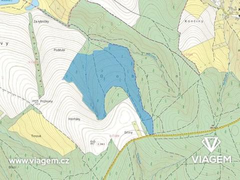 Prodej podílu lesa, Prakšice, 7220 m2