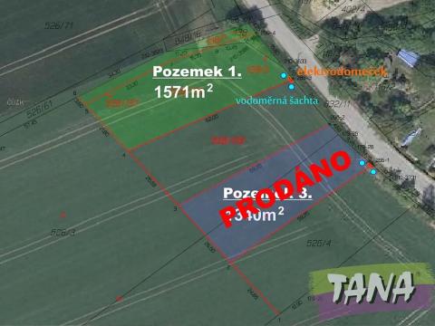 Prodej pozemku pro bydlení, Střevač, 1571 m2