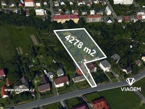 Prodej podílu pozemku pro bydlení, Bílovec, 3451 m2