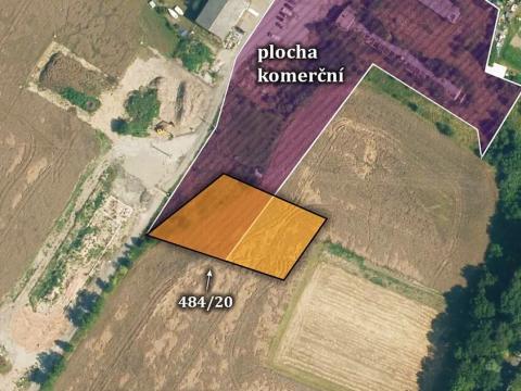 Prodej komerčního pozemku, Pardubice, 2428 m2