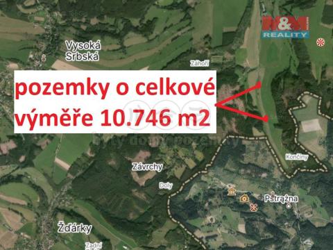 Prodej louky, Machov, 10746 m2