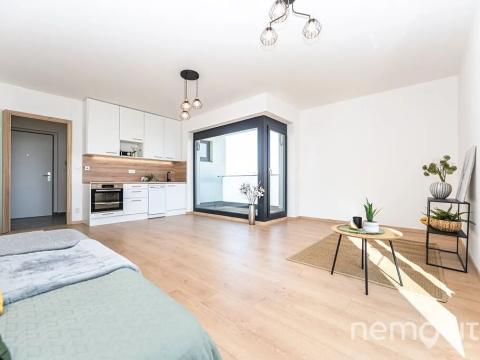 Pronájem bytu 1+kk, Praha - Bohnice, Pekařova, 38 m2