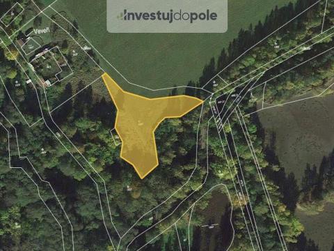 Prodej louky, Nové Hrady - Veveří, 3100 m2