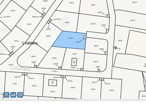 Prodej pozemku pro bydlení, Hudlice, U Kaštanu, 861 m2
