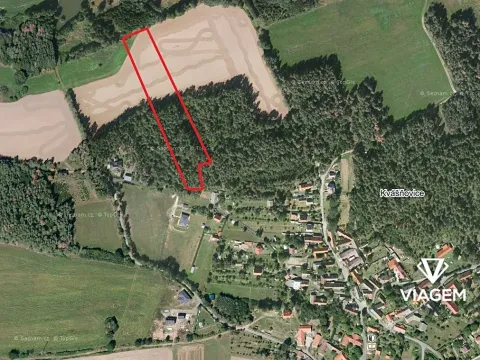 Prodej podílu pole, Kvášňovice, 1775 m2