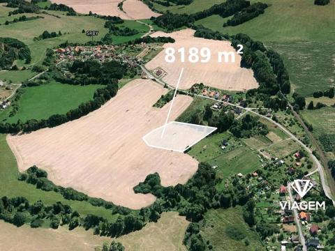 Prodej podílu pozemku pro bydlení, Srby, 4094 m2