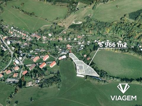 Prodej podílu pozemku pro bydlení, Těchonín, 1306 m2