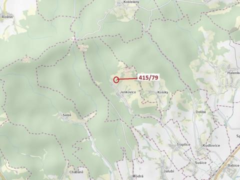 Dražba louky, Jankovice, 2523 m2