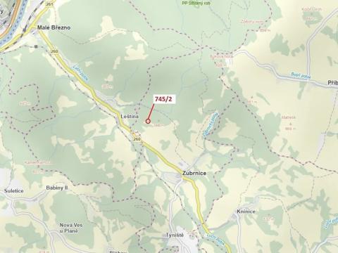 Dražba lesa, Zubrnice, 5 m2