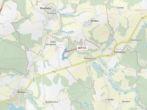 Dražba lesa, Římov, 49760 m2