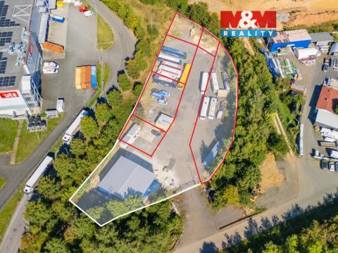 Pronájem komerčního pozemku, Plzeň - Černice, 2000 m2