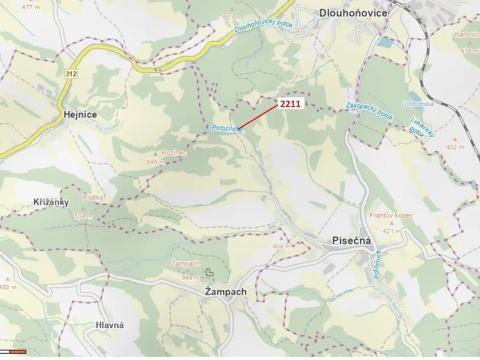 Dražba louky, Písečná, 3051 m2