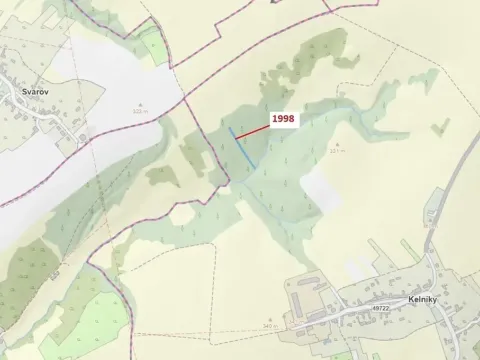 Dražba lesa, Kelníky, 1069 m2