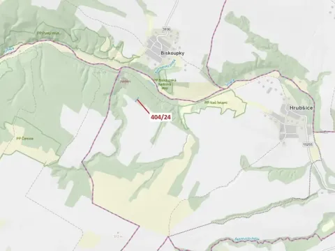 Dražba lesa, Ivančice, 741 m2