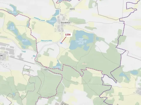 Dražba lesa, Hradiště, 1284 m2