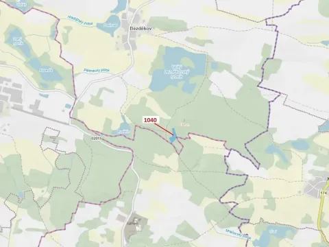 Dražba lesa, Hradiště, 6519 m2