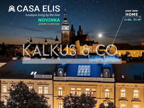 Pronájem bytu 2+kk, Hradec Králové, Eliščino nábřeží, 51 m2