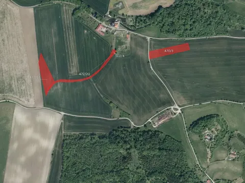 Prodej podílu pole, Černčice, 6008 m2