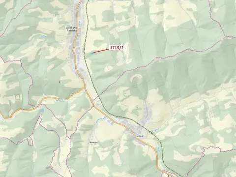 Dražba lesa, Valašská Polanka, 2632 m2