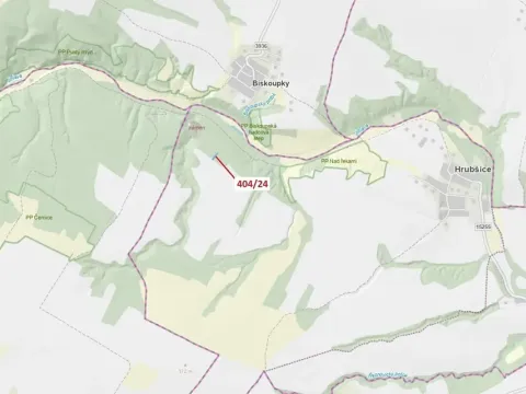 Dražba lesa, Ivančice, 741 m2