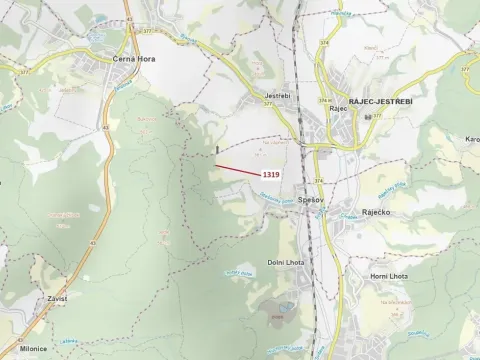 Dražba lesa, Spešov, 316 m2