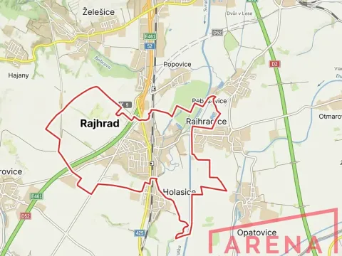 Prodej podílu pole, Rajhrad, 40581 m2