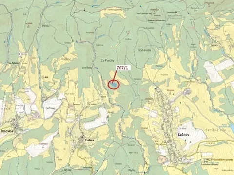 Dražba lesa, Lačnov, 12637 m2