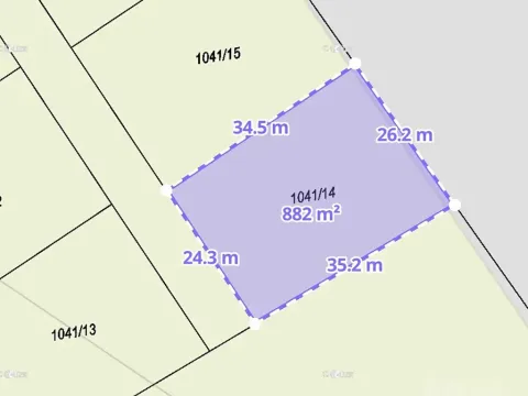 Prodej pozemku pro bydlení, Mokrouše, 882 m2