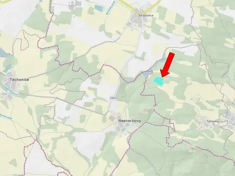 Prodej lesa, Pačejov, 15990 m2