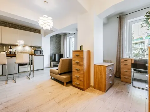 Pronájem bytu 1+kk, Praha - Holešovice, Jankovcova, 33 m2