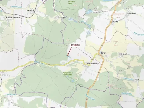 Dražba lesa, Jesenice, 4694 m2