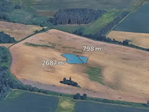 Prodej podílu pole, Veselí nad Lužnicí, 435 m2