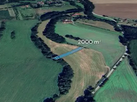 Prodej podílu pole, Načeradec, 666 m2