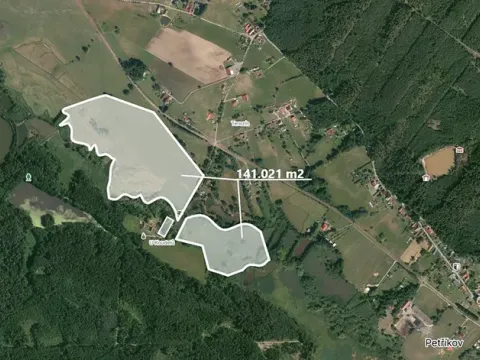 Prodej podílu louky, Petříkov, 141021 m2