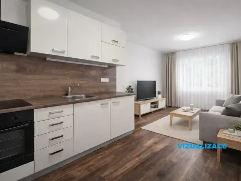 Pronájem bytu 2+kk, Teplice, Slovenská, 41 m2