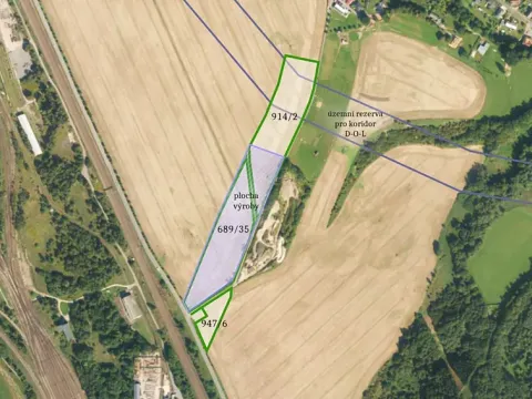 Prodej podílu komerčního pozemku, Rybník, 10974 m2