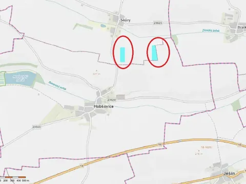 Prodej pole, Hobšovice, 39775 m2