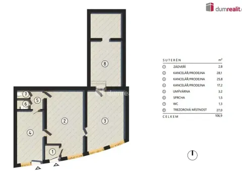 Pronájem obchodního prostoru, Mladá Boleslav, Viničná, 107 m2