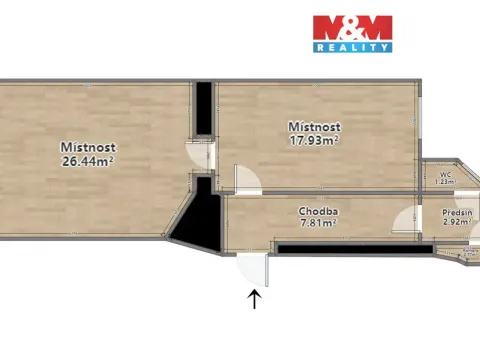 Pronájem kanceláře, Plzeň - Severní Předměstí, Karlovarská, 51 m2