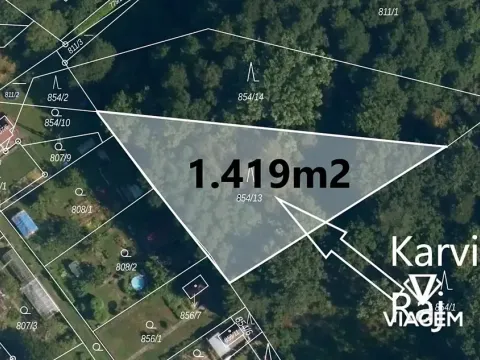 Prodej lesa, Karviná, 1419 m2