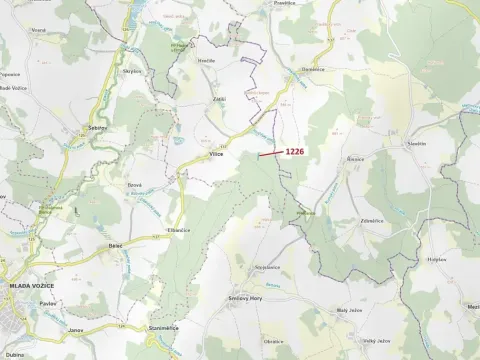 Dražba lesa, Vilice, 3593 m2