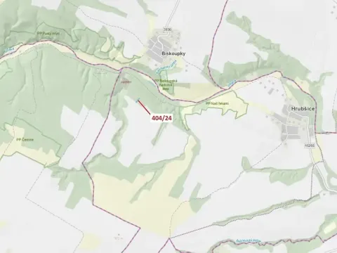 Dražba lesa, Ivančice, 741 m2