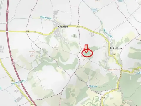 Prodej podílu lesa, Nikolčice, 2475 m2