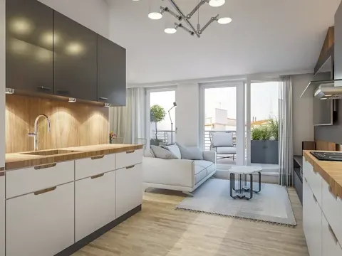 Prodej bytu 1+kk, Praha - Nusle, V Horkách, 35 m2