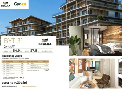 Prodej bytu 2+kk, Železná Ruda, Klatovská, 85 m2