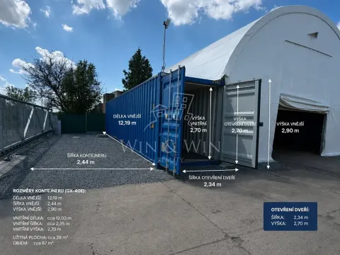 Pronájem skladu, Praha - Horní Počernice, Ve žlíbku, 28 m2