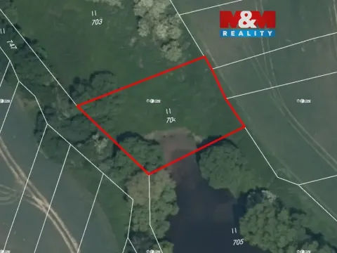 Prodej louky, Vlašim - Domašín, 1137 m2
