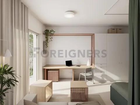 Pronájem bytu 1+kk, Brno, Jaselská, 22 m2