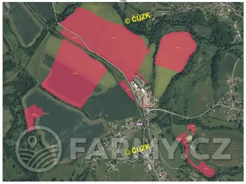 Pronájem pole, Ždírec, 460000 m2